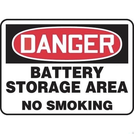 Accuform OSHA DANGER SAFETY SIGN BATTERY MELC149XT MELC149XT